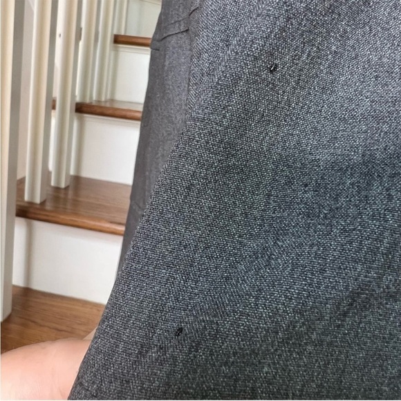 Calvin Klein Office Corpcore Gray V Neck Dress With Cap Sleeves - Picture 9 of 9